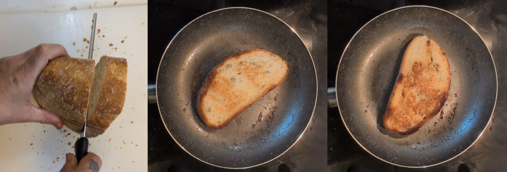Crostini met kippenlever, brandy en appel