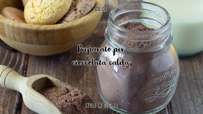 Mengingrediënten voor warme chocolademelk met koffie