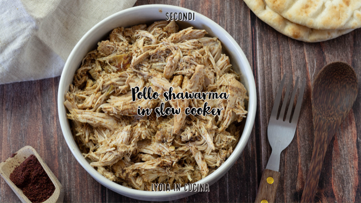 Kip shawarma in slowcooker