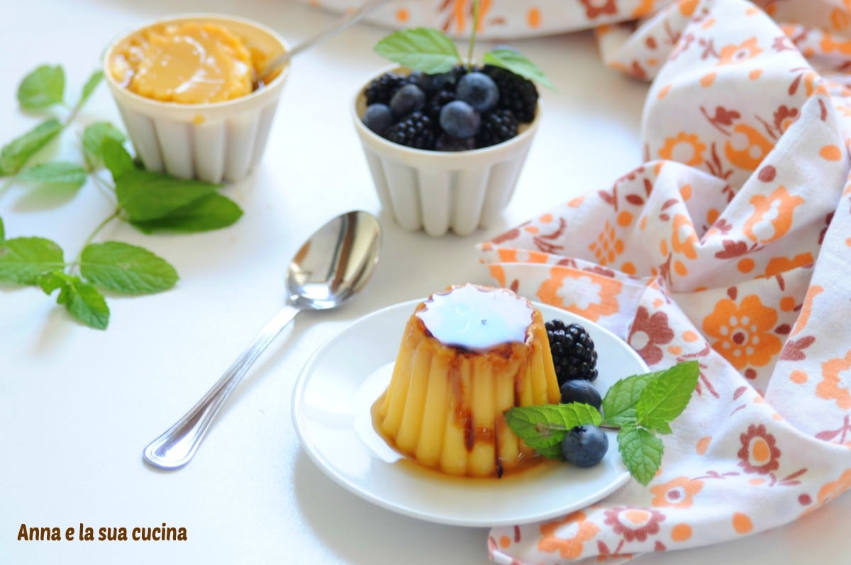 Crème caramel zonder room