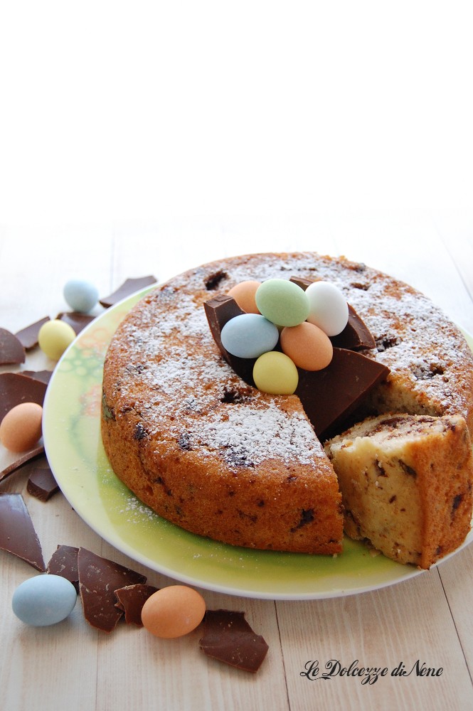 stracciatella tulband met paaseieren