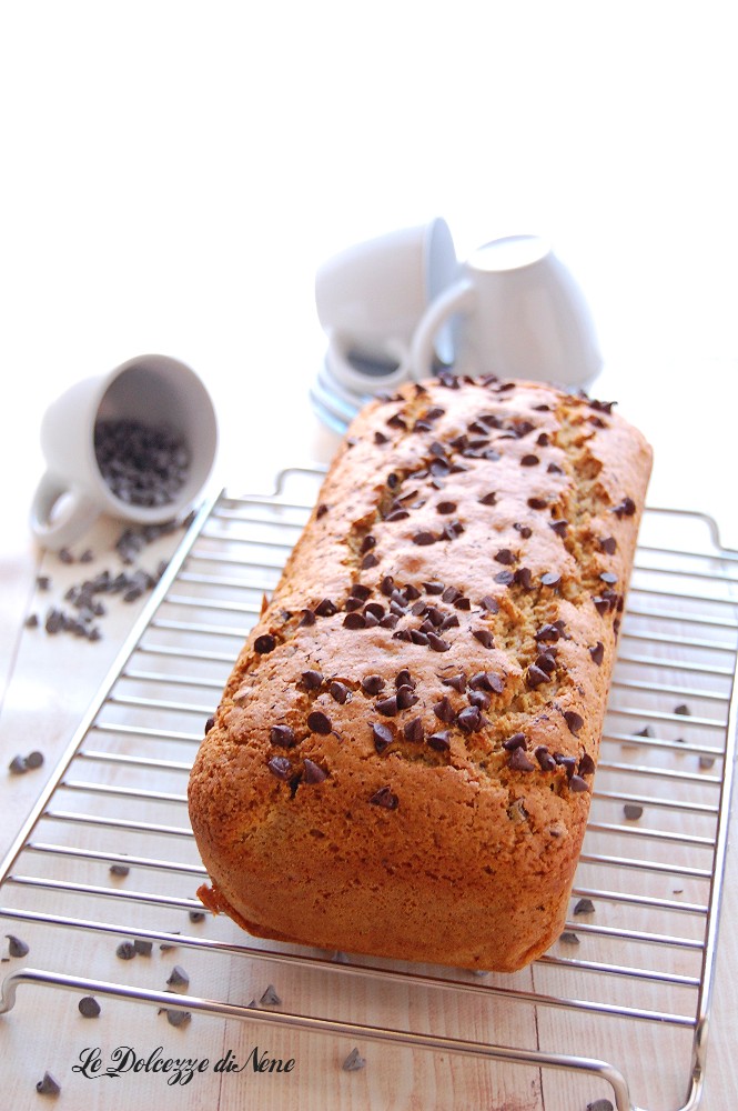 plumcake met volkorenmeel en chocolade