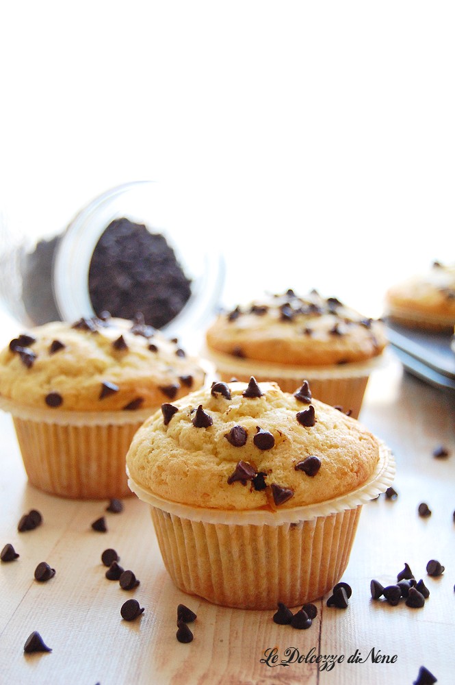 Muffin met chocoladestukjes