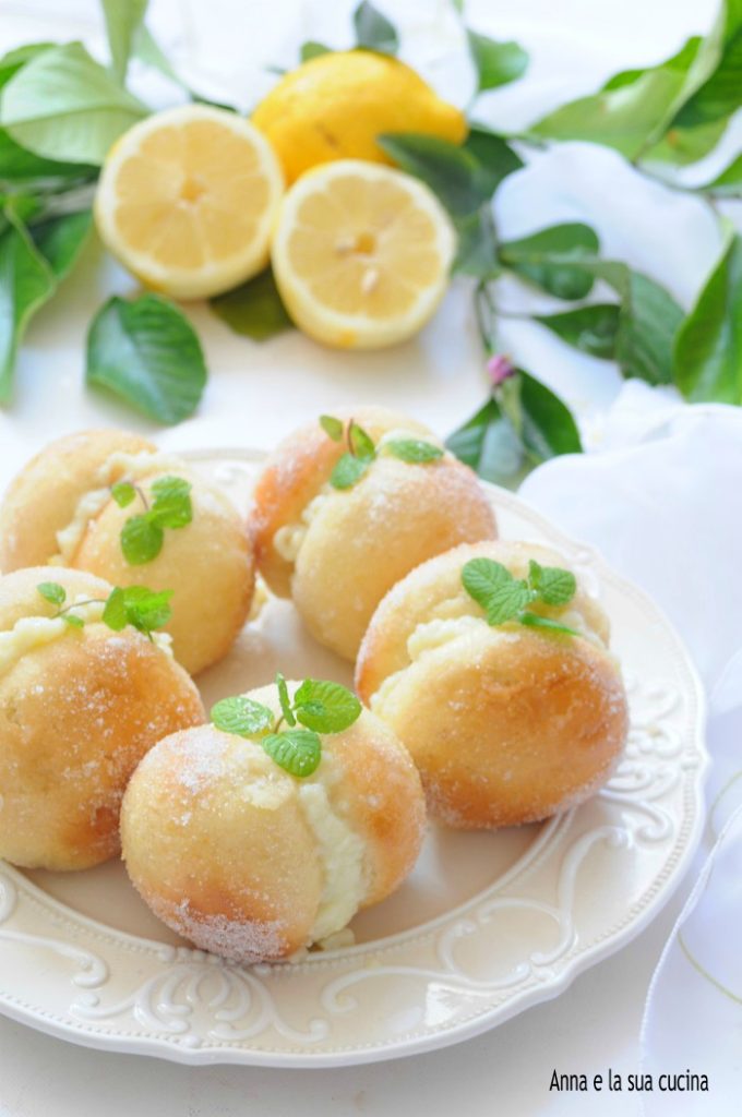 Witte zoete perziken met limoncello