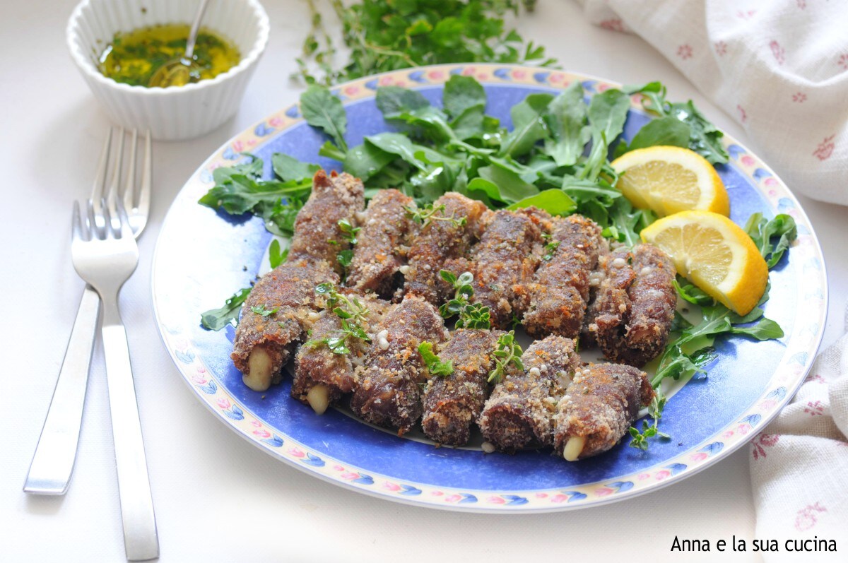 Gevulde vleesrolletjes uit de oven met salmoriglio