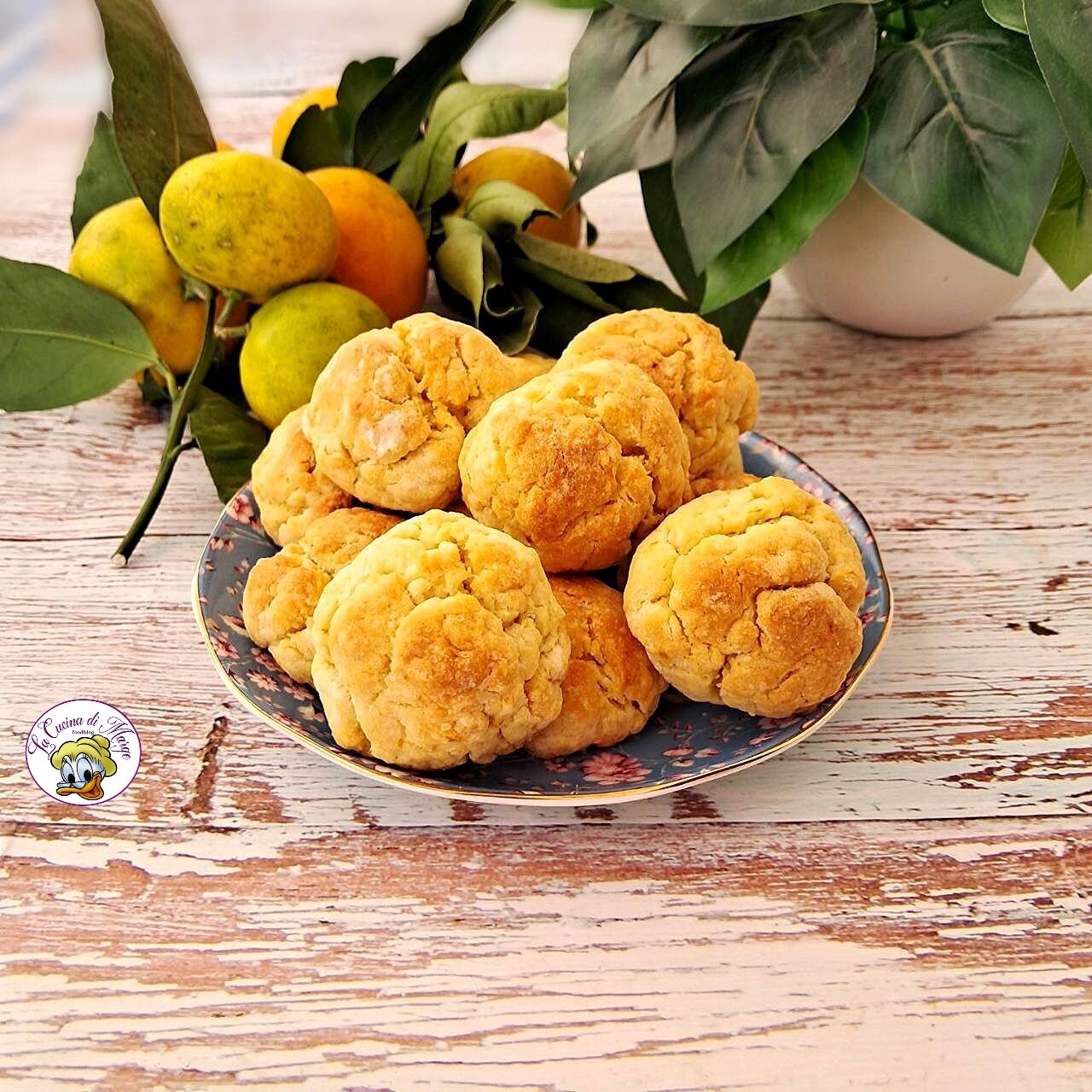 Zachte mandarijnkoekjes