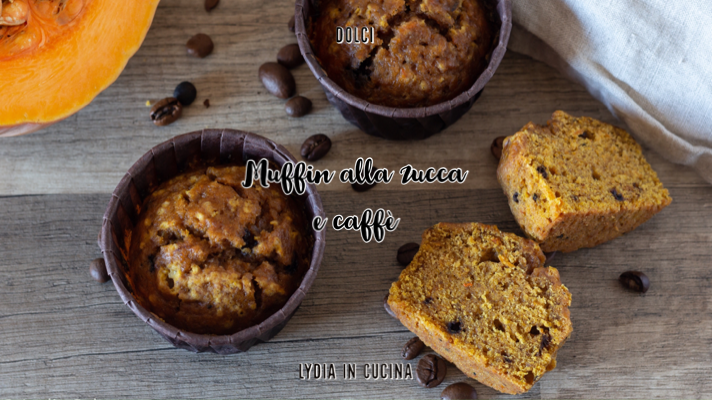 Pompoen en koffie muffins