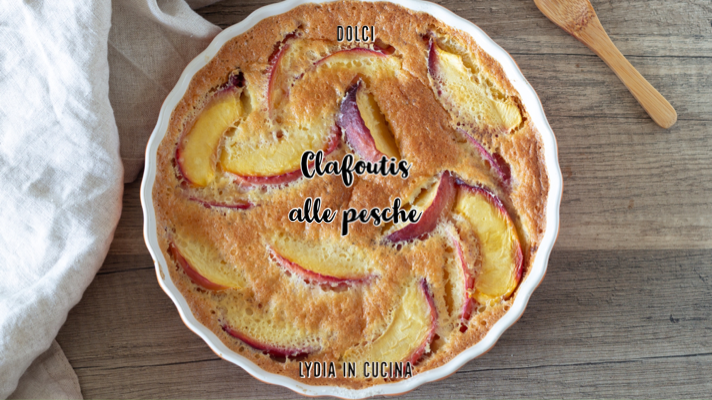 Clafoutis met perziken