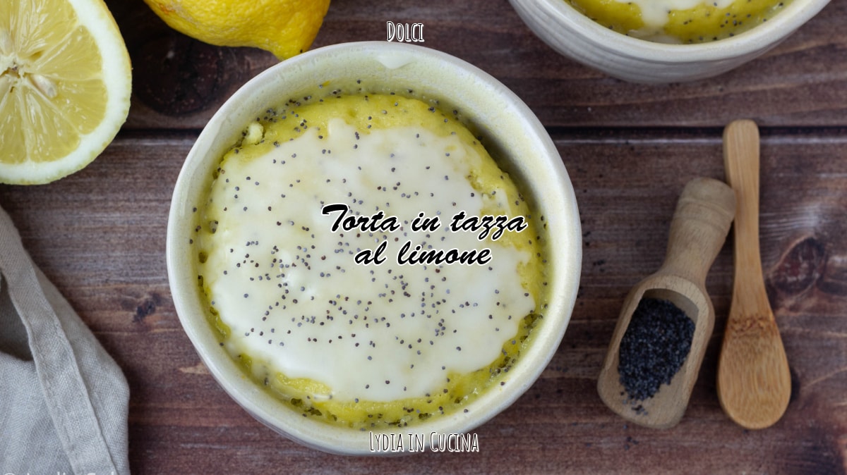 Citroencake in een mok: de snelle en zachte cake klaar in 5 minuten