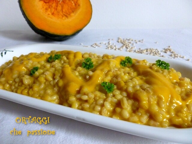 farrotto met pompoen crème - GROENTEN die passie by Sara