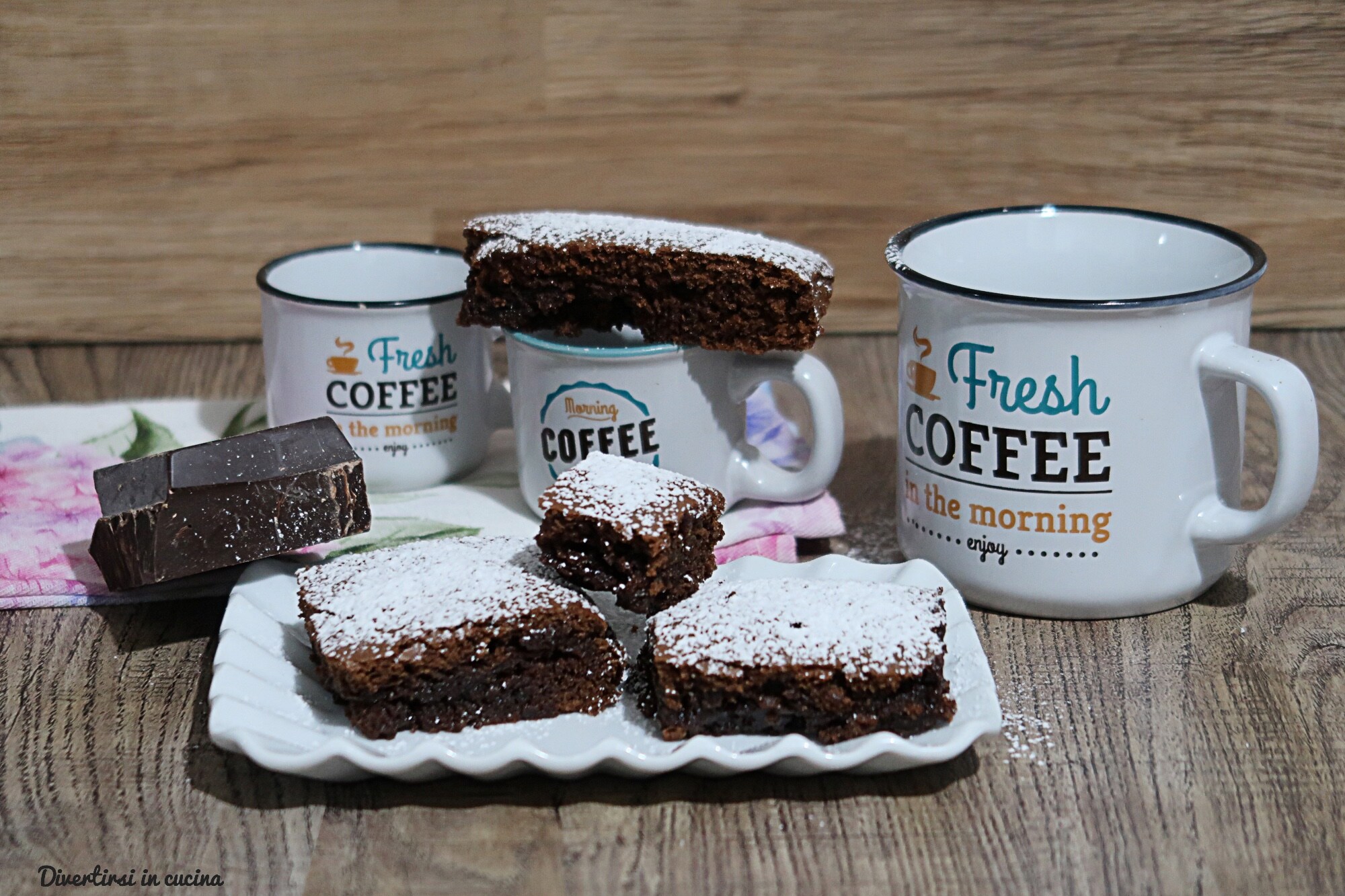 Fondant chocoladereepjes in airfryer