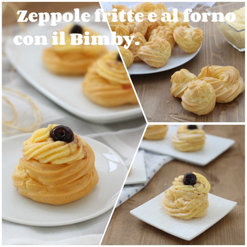 GEFRITUURDE OF GEBAKKEN ZEPPOLE MET DE BIMBY