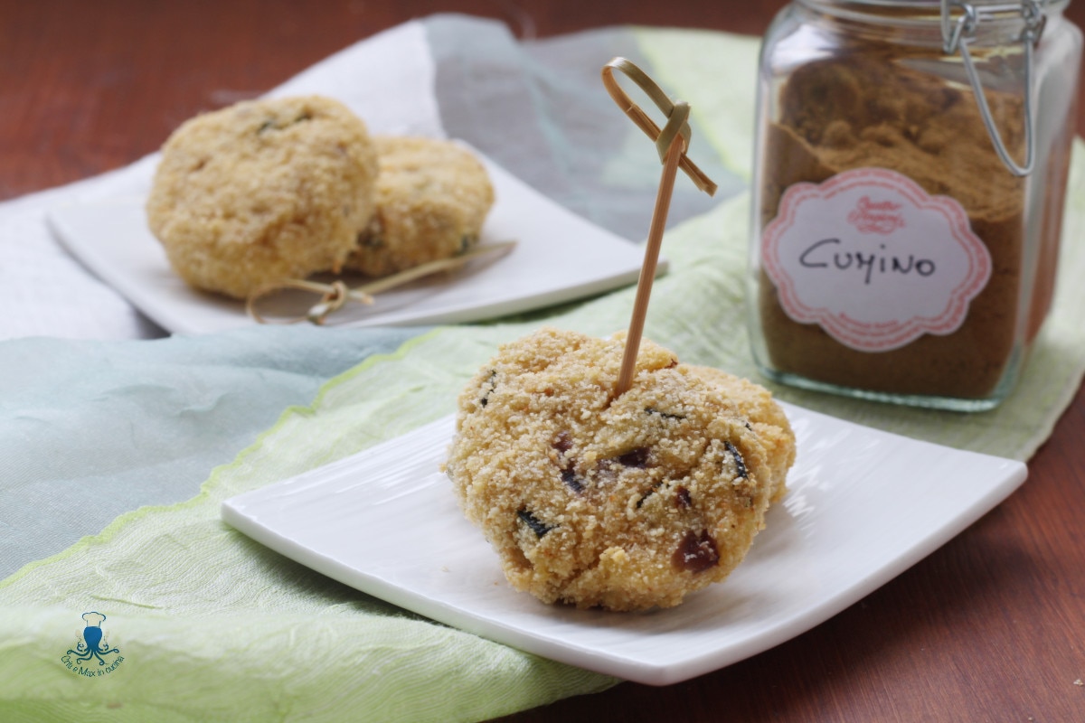 Gekruide gierstballetjes in de airfryer.