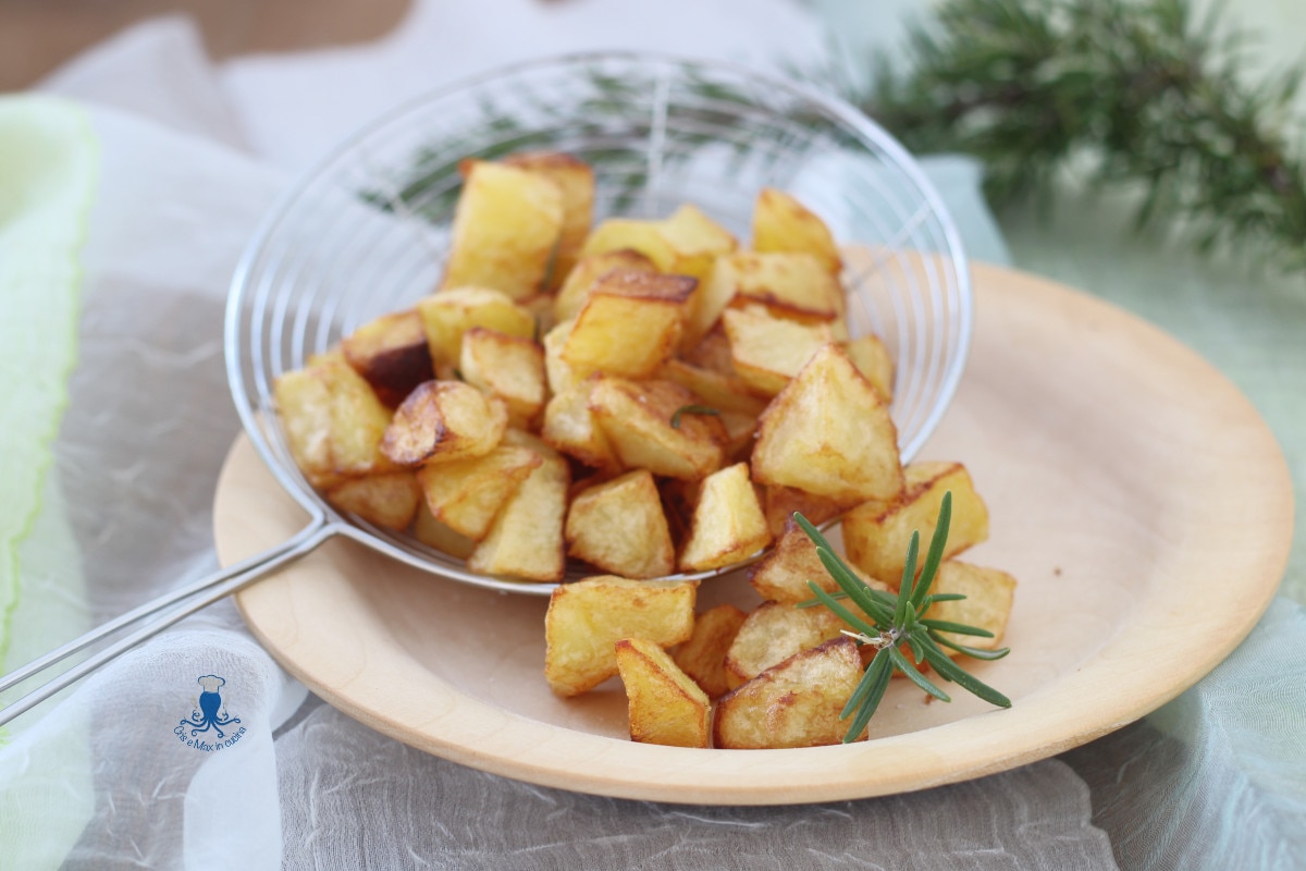 Gekruide frietjes, recept van oma.