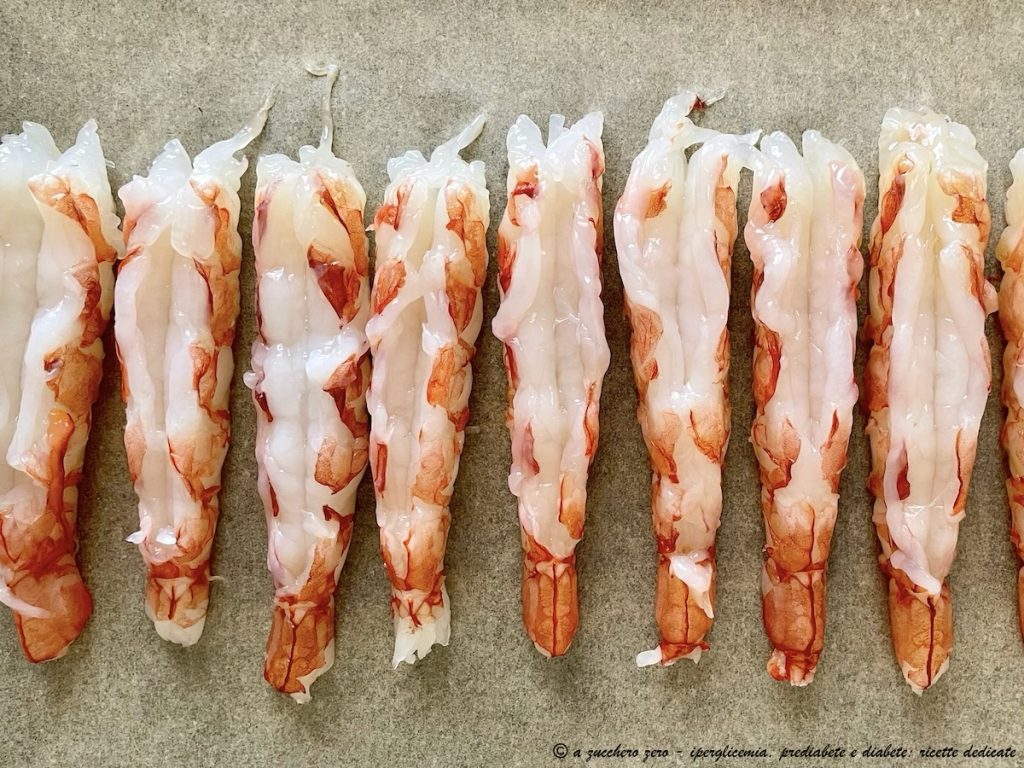 Gamba's uit de oven met citroen