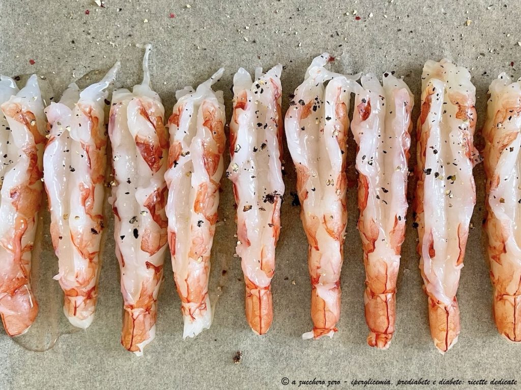 Gamba's uit de oven met citroen
