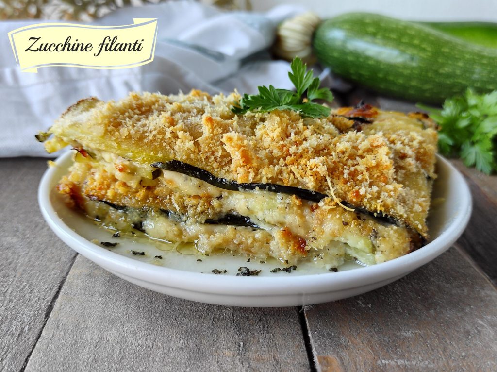 Gegratineerde courgettes uit de oven