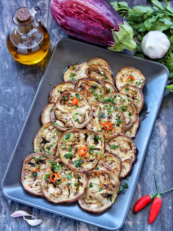 Recept Gegrilde Aubergines