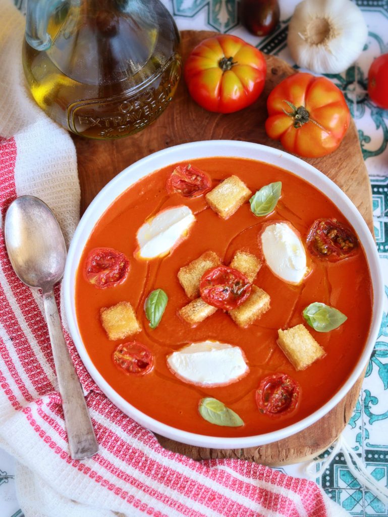 Geroosterde tomatensoep