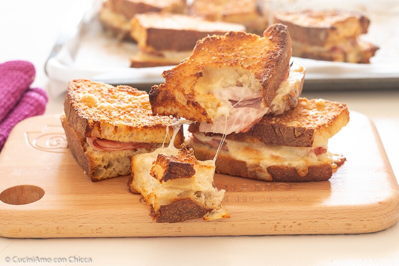 Gevulde brood uit de oven