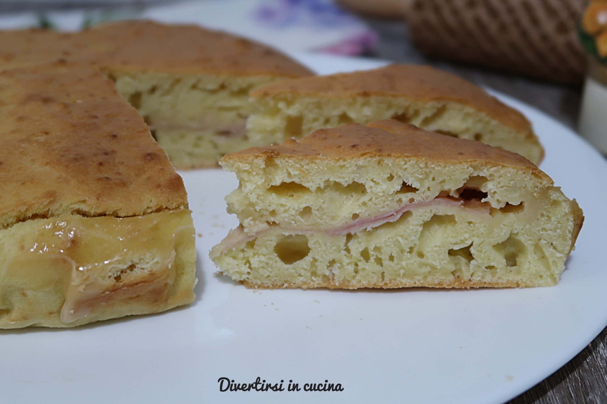 Gevulde focaccia zonder weegschaal