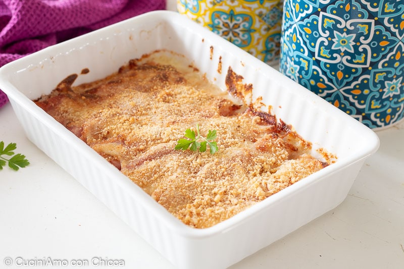 Gevulde hamrolletjes uit de oven