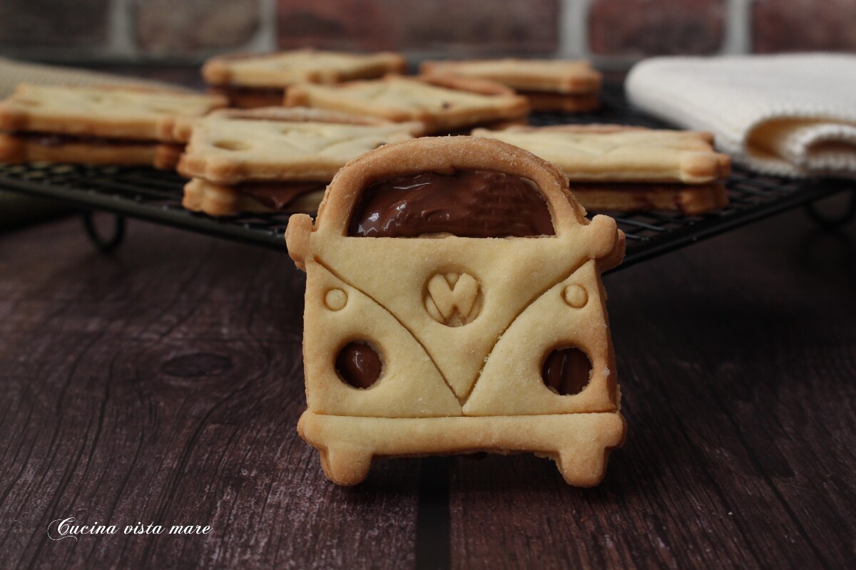 Gevulde koekjes met Nutella