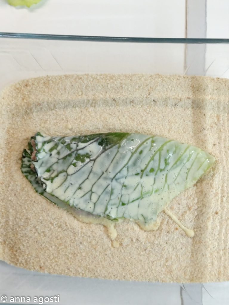Gevulde kool schnitzels met vlees
