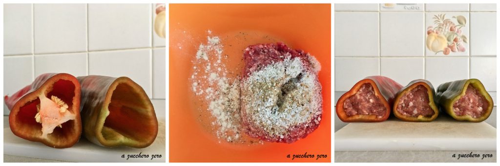 Gevulde paprika's met vlees zonder ei | verteerbaar en licht recept