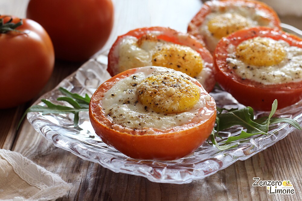 Gevulde tomaten met ei