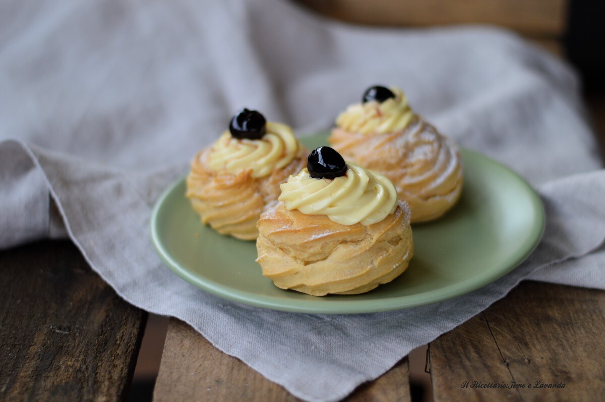 Glutenvrije ovengebakken Zeppole