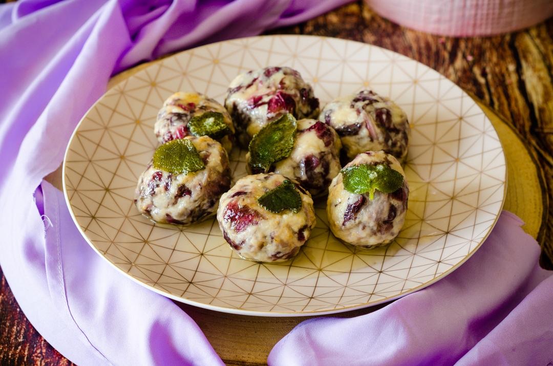 Gnocchi ricotta en radicchio, zacht, smakelijk en eenvoudig te bereiden!