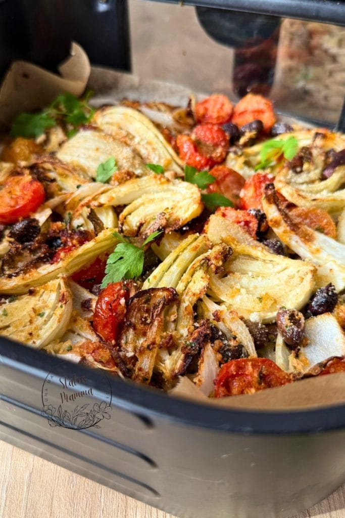 Gratin van Venkel op Mediterraanse Wijze in de Airfryer