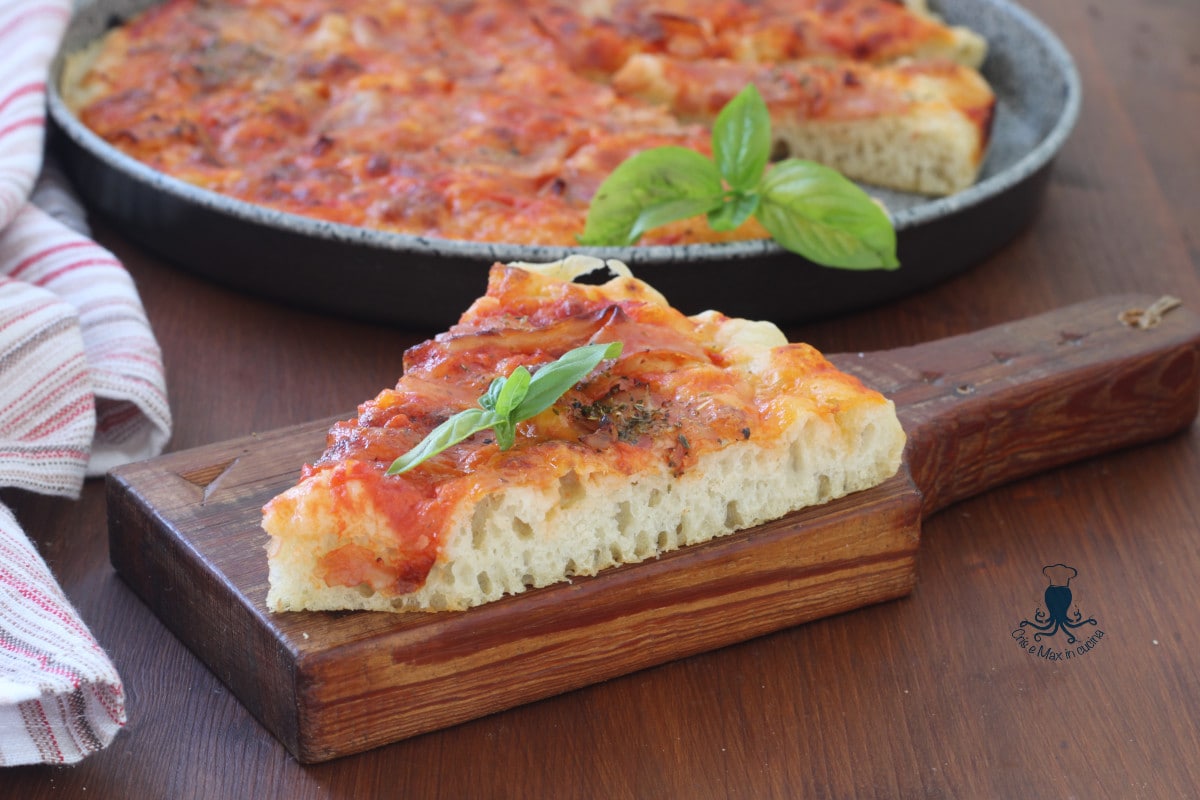 Ham pizza, recept met biergist