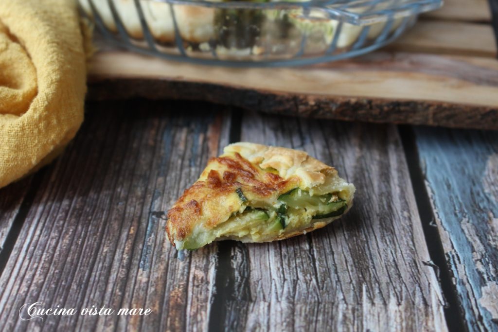 Hartige taart in airfryer Keuken met zeezicht