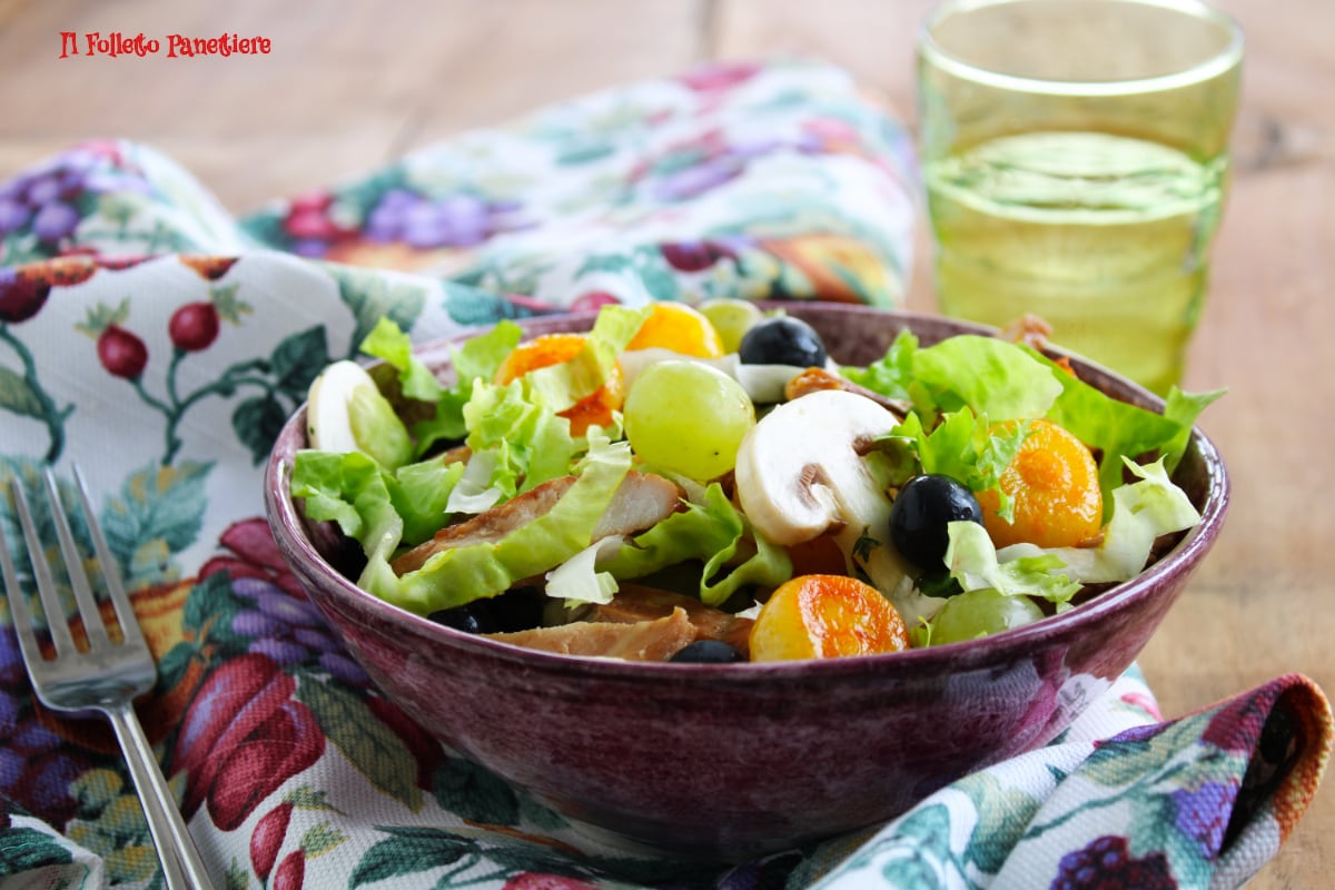 Herfstsalade (klassieke en veganistische versie)