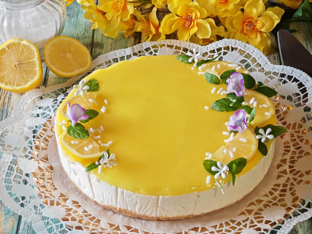 Citroen Cheesecake zonder bakken