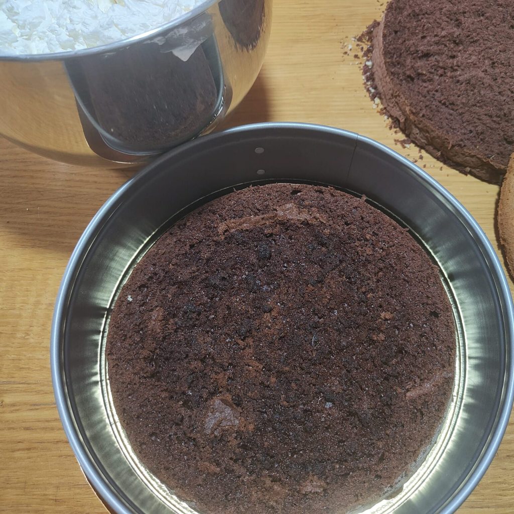 Chocolade- en roomtaart