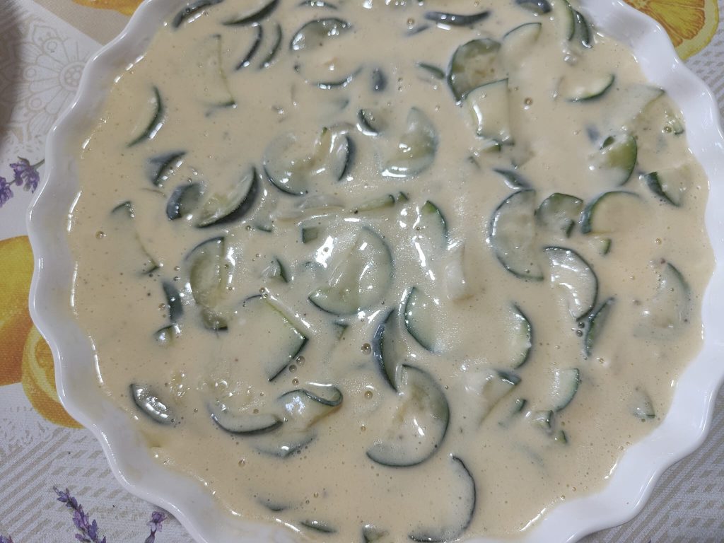 Courgette- en ricotta-omelet