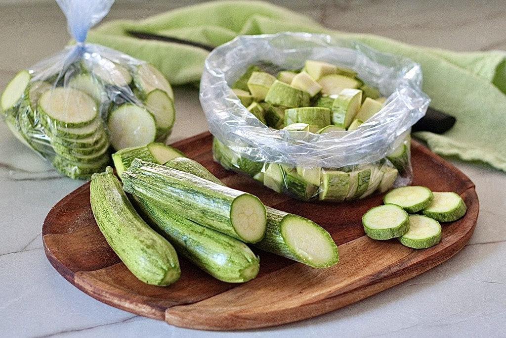 Courgettes invriezen, tips en voordelen.