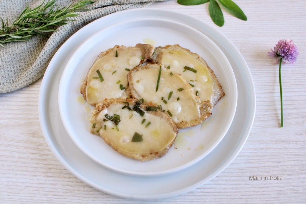 varkensfiletlapjes met caciotta