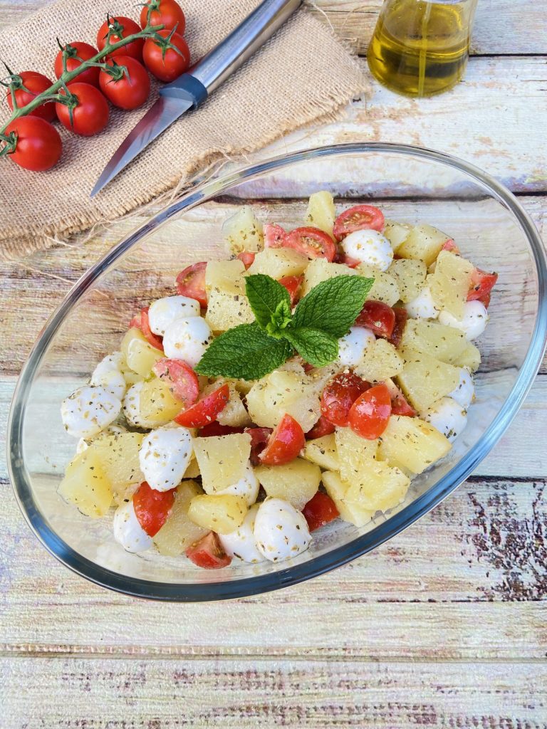 Caprese aardappelsalade