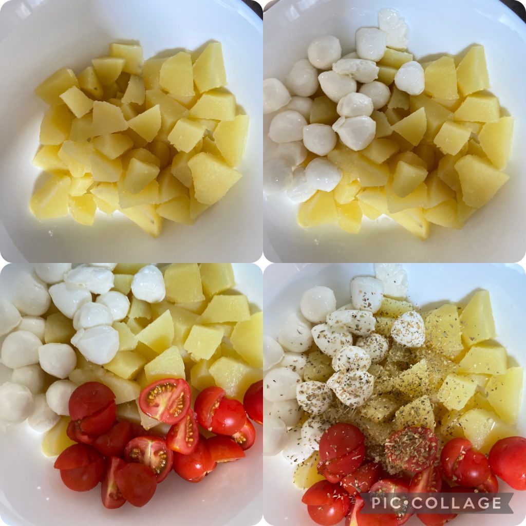 caprese aardappelsalade