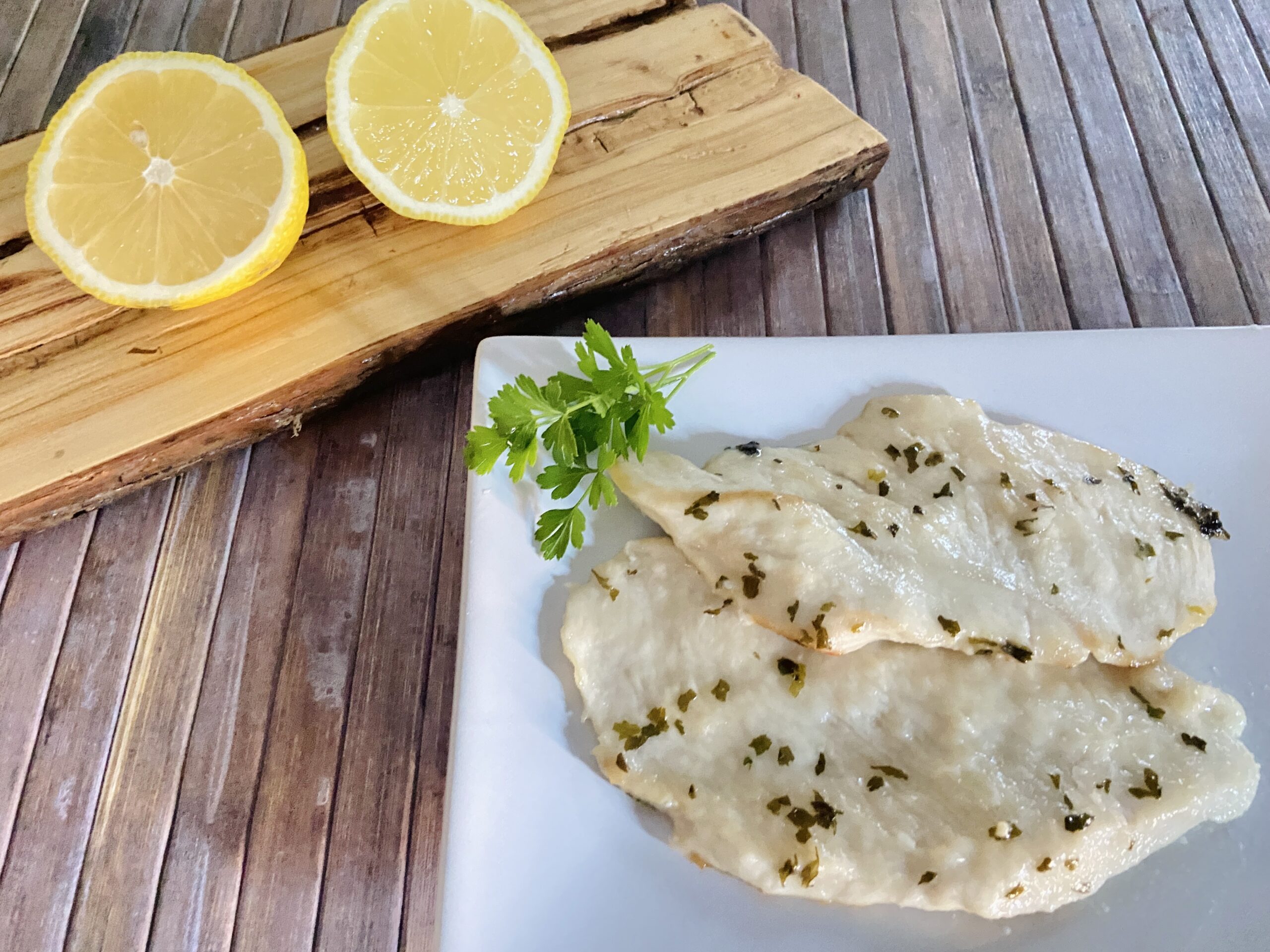 Kipscaloppine met citroen