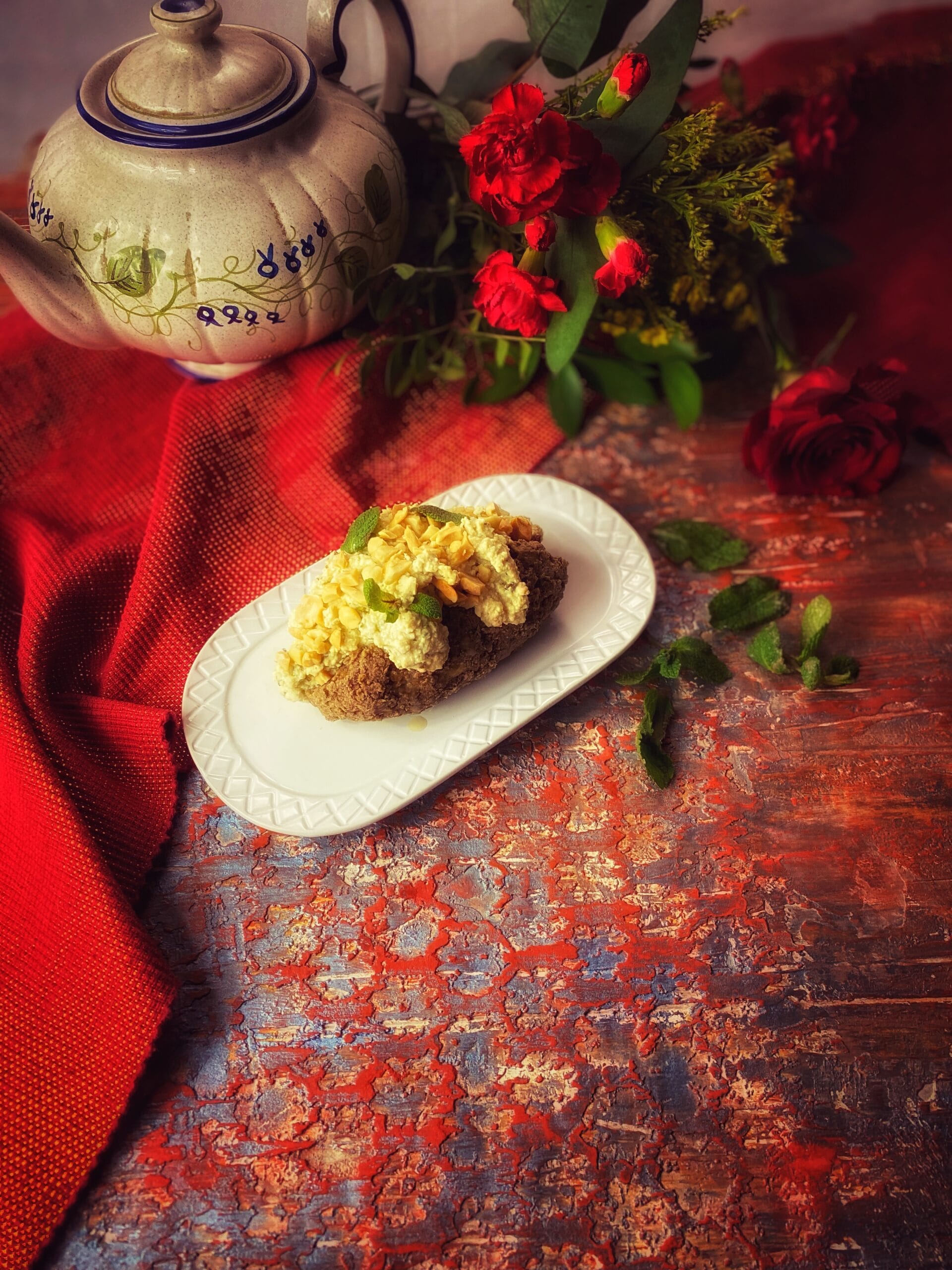 Fake gebakken aardappel