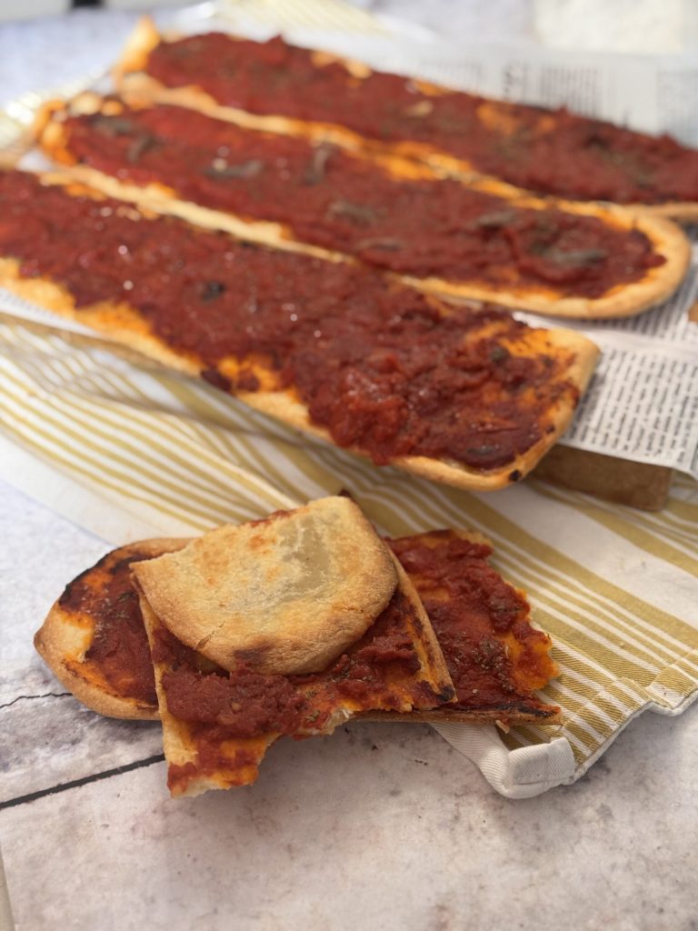 pizzatongen met desemstarter