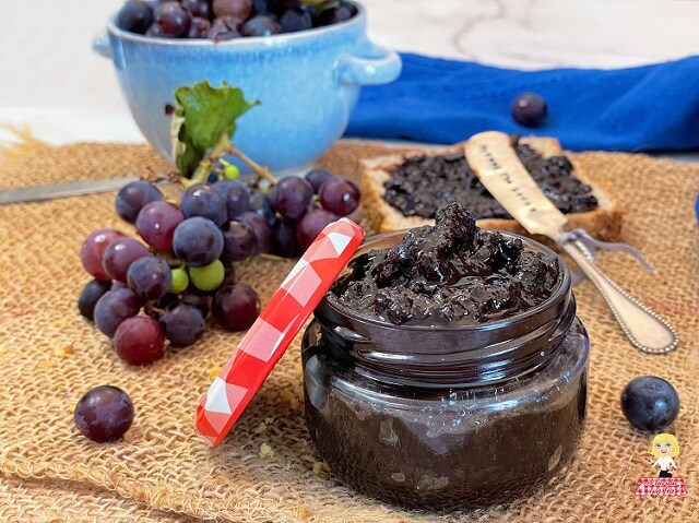 Jam met AARDBEI DRUIVEN