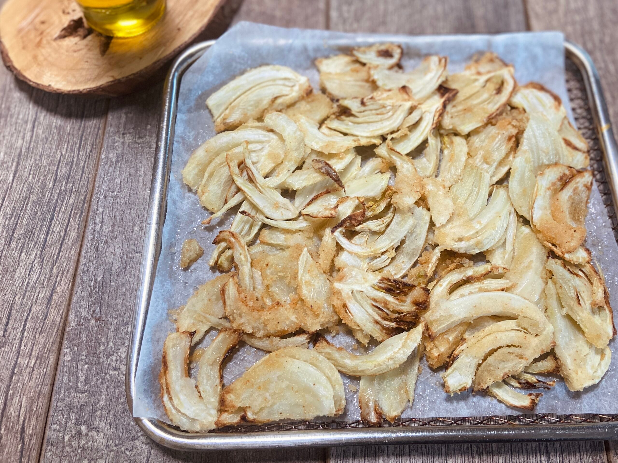 Venkel gekookt in de airfryer