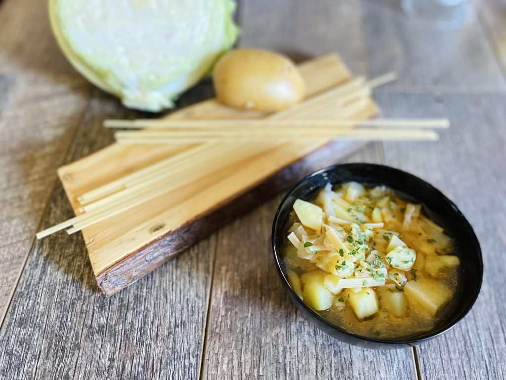 passta patate e verza