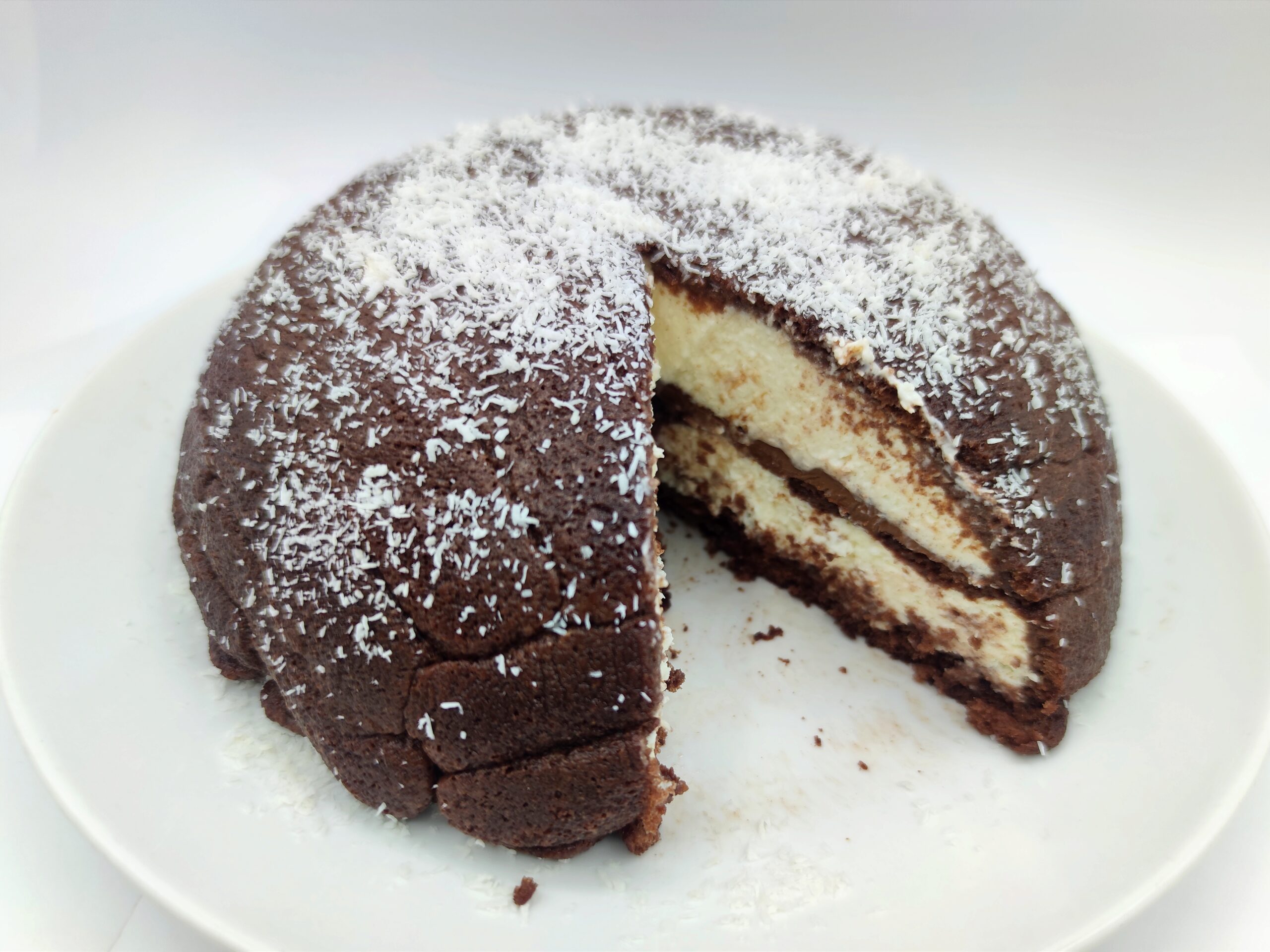 Zuccotto kokos en nutella